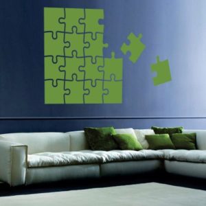 Adesivo Murale Puzzle da Completare