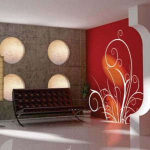 Adesivo Murale Linee Morbide