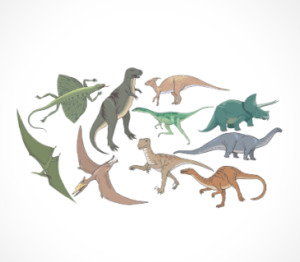 adesivo__murale_dinosauricolori
