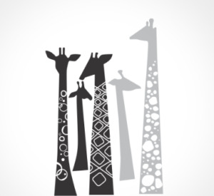 adesivo_murale_5_giraffe