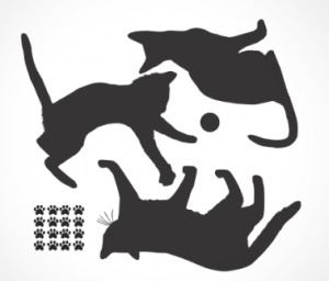 adesivo_murale_gatti