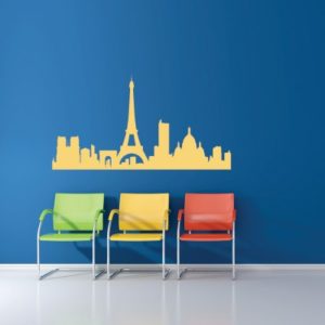 Adesivo Murale Skyline Paris