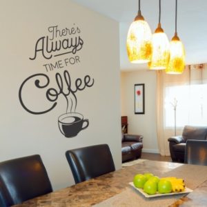 Adesivo Murale Time for coffee