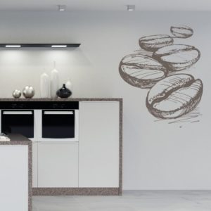 Adesivo Murale Chicchi Caffè Big