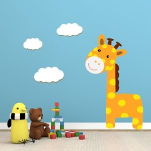 Adesivo Murale Giraffa