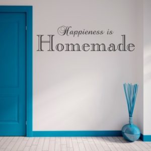 Adesivo Murale Happiness is Homemade (2)