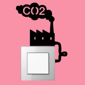 Adesivo Murale CO2
