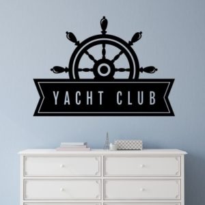 Adesivo Murale Yacht club