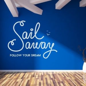 Adesivo Murale Sail away
