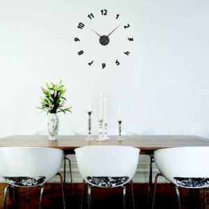 Adesivo Murale Orologio Tondo Numeri