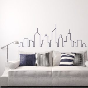 Adesivo Murale Skyline Metropoli