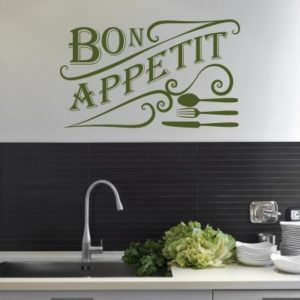 Adesivo Murale Bon Appetit (2)