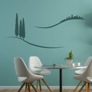 Adesivo Murale Paesaggio Toscana