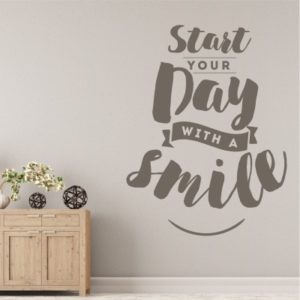 Adesivo Murale start your day