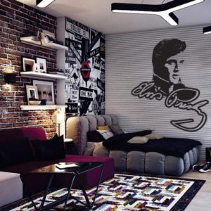 Adesivo Murale Elvis Presley