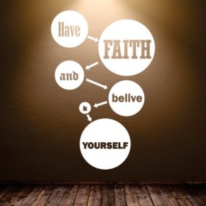 Adesivo Murale Have Faith