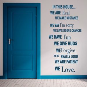 Adesivo Murale In This House