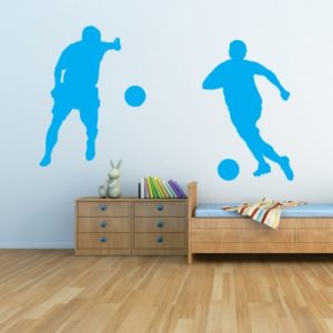 Adesivo Murale Giocatori di Calcio