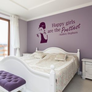 Adesivo Murale Prettiest Audrey Hepburn