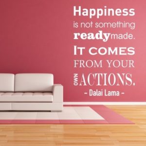 Adesivo Murale Dalai Lama Happiness