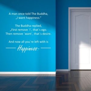Adesivo Murale Happiness The Buddha