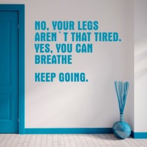 Adesivo Murale Keep Going