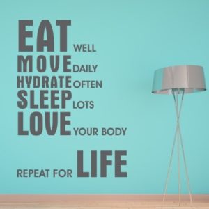 Adesivo Murale Repeat For Life