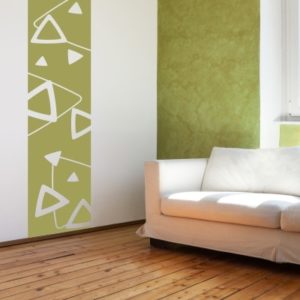 Adesivo Murale Cornice con Triangoli