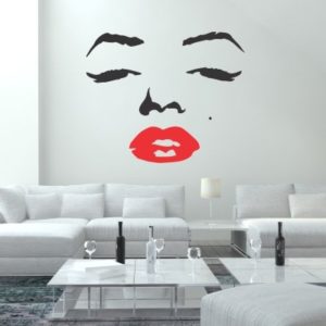 Adesivo Murale Marilyn Monroe Viso