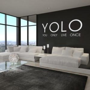 Adesivo Murale YOLO