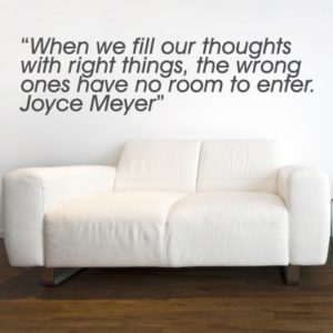 Adesivo Murale Joyce Meyer Thoughts