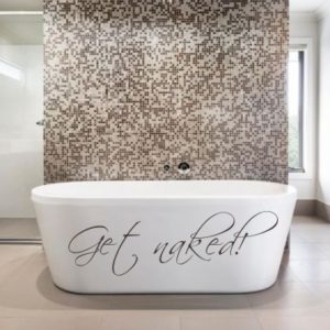 Adesivo Murale Get Naked!