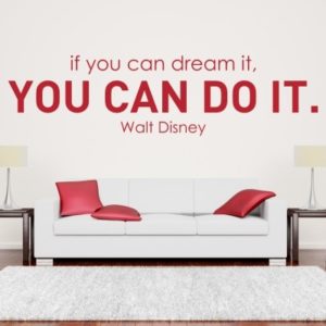 Adesivo Murale You Can Do It