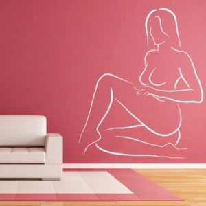 Adesivo Murale Donna Stilizzata
