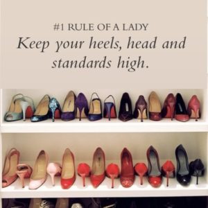 Adesivo Murale Rule of a Lady