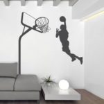 Adesivo Murale Basket Schiacciata