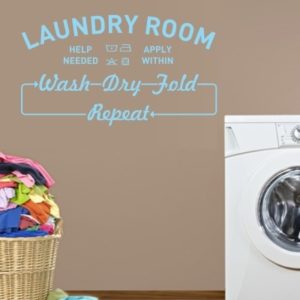 Adesivo Murale Laundry Room