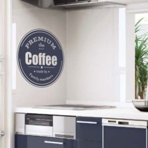 Adesivo Murale Premium Coffee Certificato