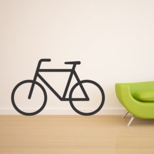 Adesivo Murale Bicicletta Minimal