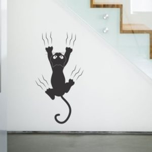 Adesivo Murale Gatto Arrampicatore