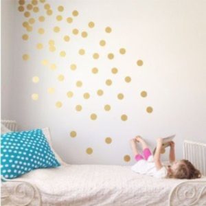 Adesivo Murale Stelle dorate
