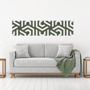 Adesivo Murale Cornice Labirinto