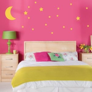 Adesivo Murale Luna e Stelle