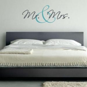 Adesivo Murale Mr. & Mrs.