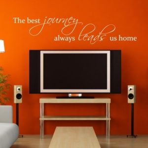Adesivo Murale The Best Journey