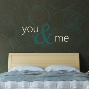 Adesivo Murale You & Me