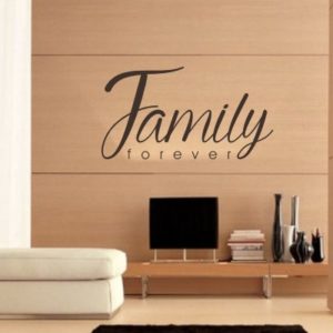 Adesivo Murale Family Forever