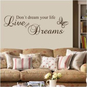 Adesivo Murale Live Your Dreams (2)