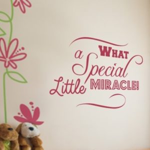 Adesivo Murale Little Miracle
