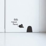 Adesivo Murale Little Mouse House